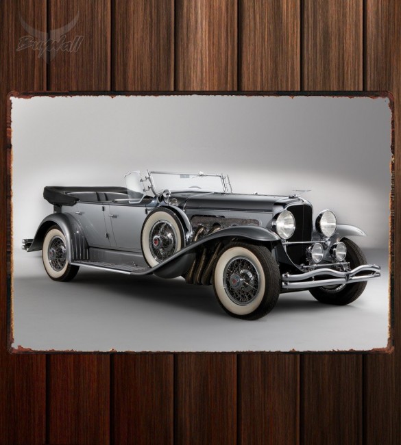 Металлическая табличка Duesenberg J116 2136 Dual Cowl Phaeton by Derham Металлическая табличка Duesenberg J116 2136 Dual Cowl Phaeton by Derham